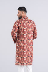 Regular Fit Printed Cotton Panjabi