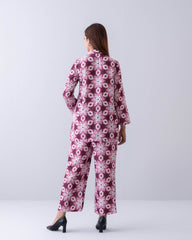 Mystika Sublimation Printed Fashion Two-Piece Set