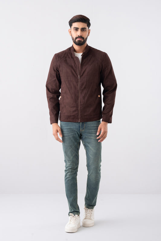 Classic Suede Biker Jacket
