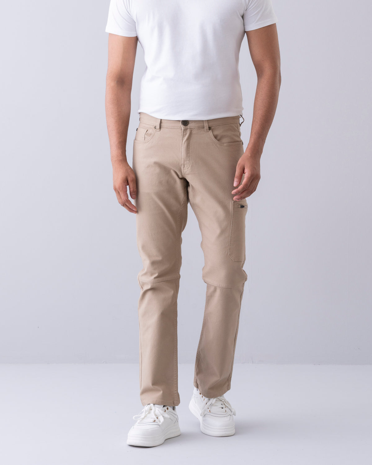 Straight Fit Fashion Trousers
