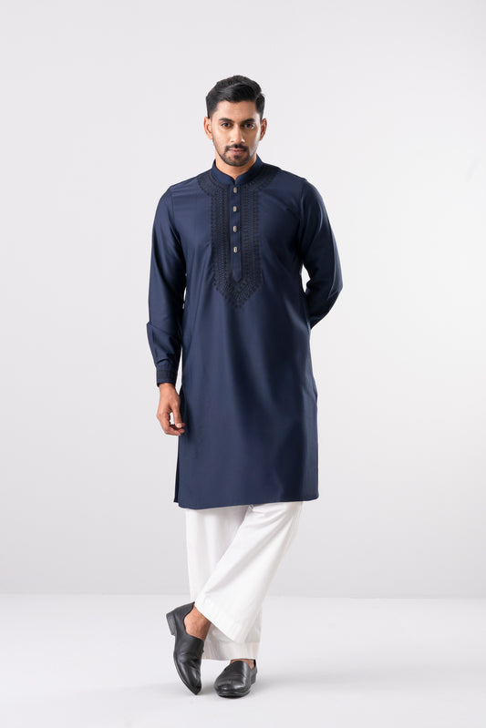 Regular Fit Embroidered Formal Panjabi