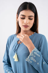 Smart Fit Embellished Viscose Two-Piece Ethnic Set