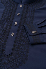 Regular Fit Embroidered Formal Panjabi