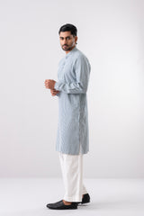 Slim Fit Wash Detail Cotton Panjabi