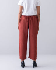 Embroidered Wide-Leg Pants - Mystika