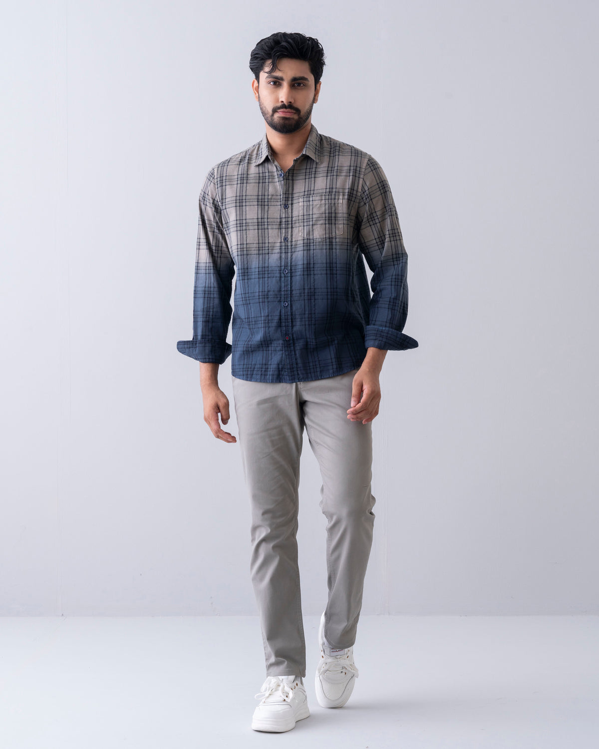 Regular Fit Check Casual Shirt