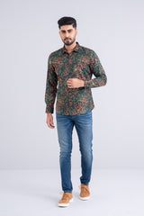 Slim Fit Printed Casual Shirt