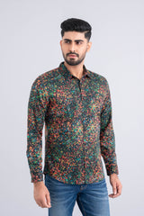 Slim Fit Printed Casual Shirt