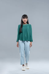 Junior Girls' Western Fashion Top (10-14 Years)