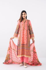 Smart Fit Digital Printed Three-Piece Lawn