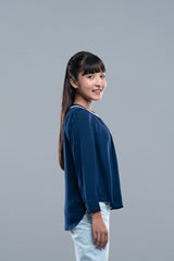 Junior Girls' Western Fashion Top (10-14 Years)