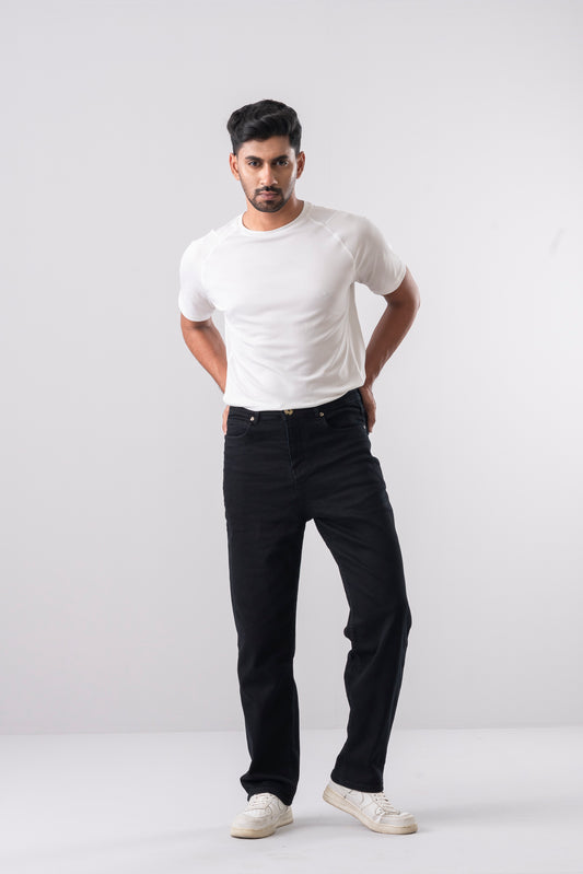 Baggy Fit Black Jeans