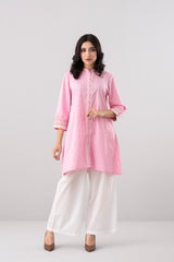 Smart Fit Checkered Ethnic Kurti