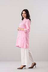 Smart Fit Checkered Ethnic Kurti