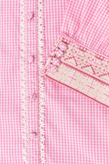 Smart Fit Checkered Ethnic Kurti