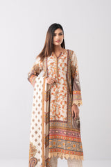 Smart Fit Digital Printed Three-Piece Lawn