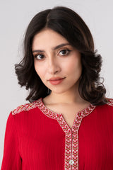 Smart Fit Embroidered Ethnic Kurta