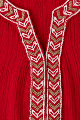 Smart Fit Embroidered Ethnic Kurta