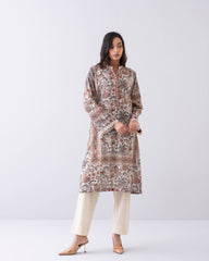 Relaxed Fit Printed One-Piece Lawn Kurti