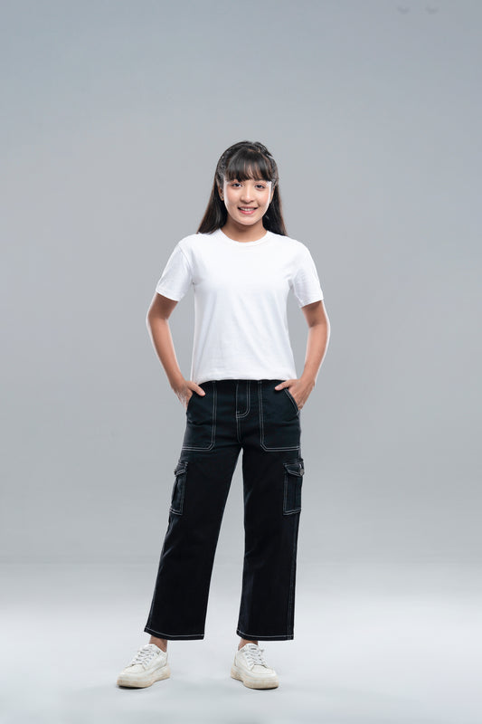 Junior Girls' Denim Bottom (10-14 Years)