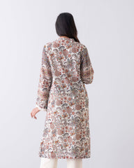 Relaxed Fit Printed One-Piece Lawn Kurti
