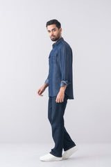 Regular Fit Denim Casual Shirt