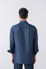 Regular Fit Denim Casual Shirt
