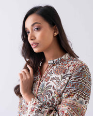 Relaxed Fit Printed One-Piece Lawn Kurti
