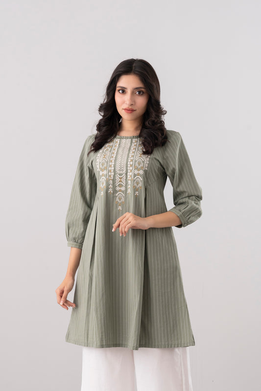 Smart Fit Embroidered Ethnic Kurti