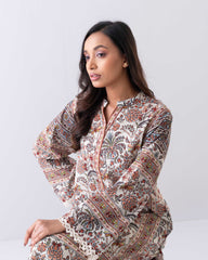 Relaxed Fit Printed One-Piece Lawn Kurti