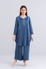 Relaxed Fit Shamu Silk Palazzo