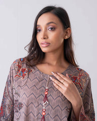 Women's Printed One-Piece Lawn Kurta