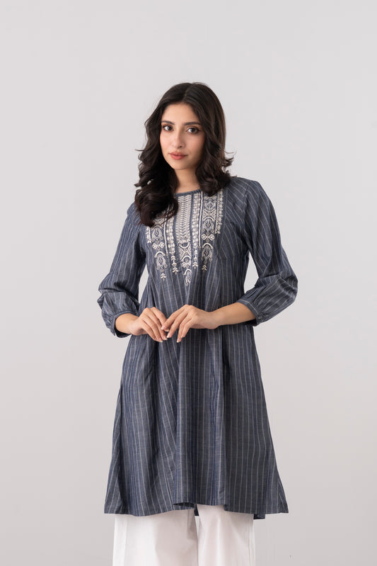 Smart Fit Striped Ethnic Kurti