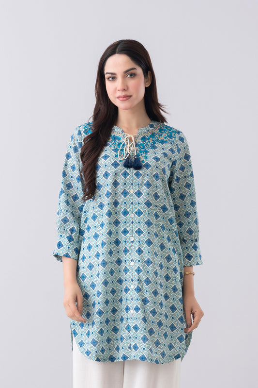Smart Fit Embroidered Ethnic Kurti