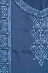 Short-Length Shamu Silk Printed Ethnic Kurti