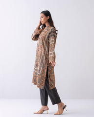 Relaxed Fit Printed One-Piece Lawn Kurti