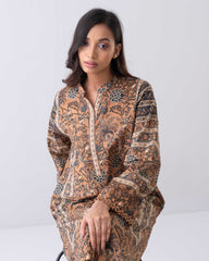 Relaxed Fit Printed One-Piece Lawn Kurti