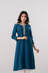 Smart Fit Embroidered Ethnic Kurta
