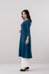 Smart Fit Embroidered Ethnic Kurta