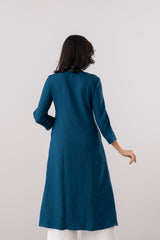 Smart Fit Embroidered Ethnic Kurta