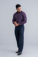 Regular Fit Dobby Striped Templeton Formal Shirt