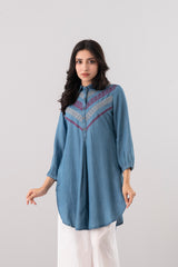 Smart Fit Denim-Style Ethnic Kurti