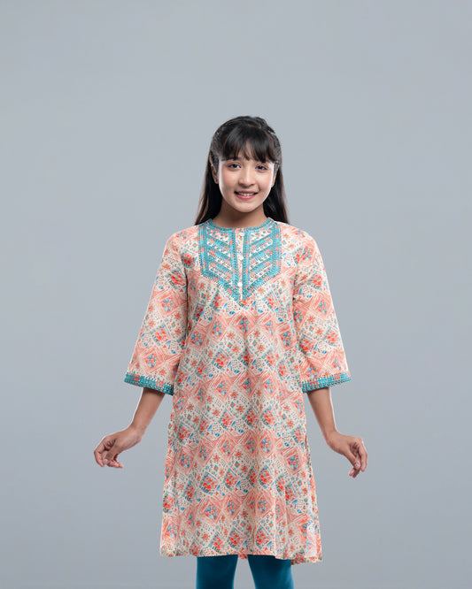Junior Girls' Ethnic Top (10-14 Years)