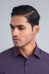Regular Fit Dobby Striped Templeton Formal Shirt
