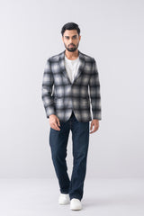 Bold Checkered Blazer