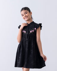 Girls' Embroidered Dress (6-8 Years)