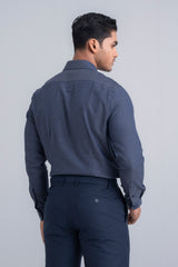 Slim Fit Dobby-Textured Templeton Formal Shirt