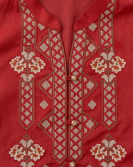 Relaxed Fit One-Piece Embroidered Ethnic Kurta