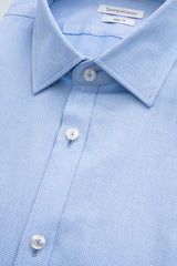 Slim Fit Dobby-Textured Templeton Formal Shirt