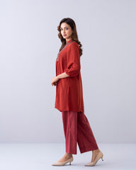 Relaxed Fit Embroidered  Ethnic Kurti